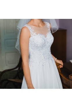 Romantyczna suknia ślubna rozmiar 36