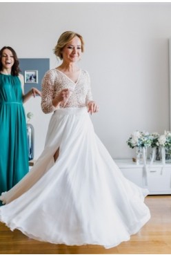 Suknia projektu Sylwii Kopczyńskiej