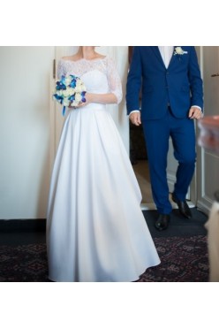 "NORDEA WHITE" Suknia Ślubna Rozmiar 34/36