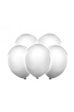 Balony ze swietlikiem LED białe hel