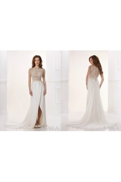 Suknia ślubna - NABLA "Paulena" + Szal