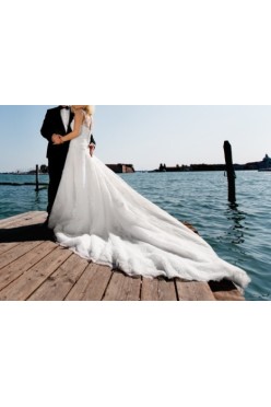 Suknia ślubna Pronovias Tamia rozmiar 38/40 Ivory