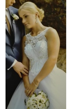 Zjawiskowa suknia ślubna księżniczka