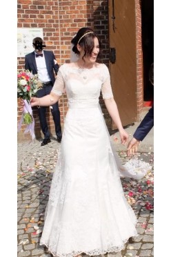 Przepiękna suknia syrena ivory