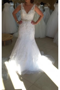 Suknia ślubna Mori Lee, model 2715, biała