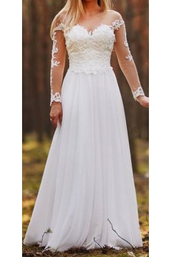 Niezwykła suknia koronkowo-muślinowa 34/36