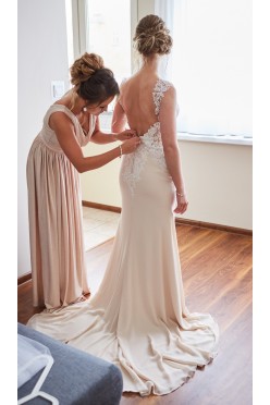 Suknia Lillian West 2017, wycięte plecy, rozmiar 34/36