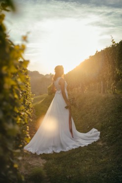 Suknia ślubna + tren