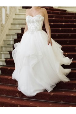 Suknia Ślubna, Falbany 34/36, Loretta, Vanessa 1713