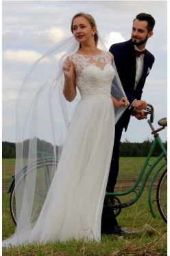 Suknia VIVIEN off white śmietankowa