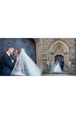 Piękna suknia ślubna. Suknia 2 Welony !! POLECAM !!