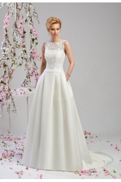 Suknia ślubna z kieszeniami Gabana