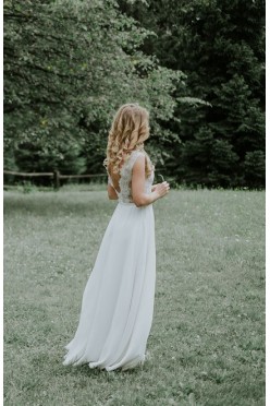 Suknia ślubna w stylu rustykalnym