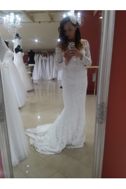 koronkowa suknia slubna-boska syrenka