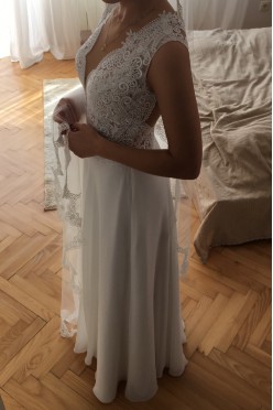 Sprzedam suknie ślubną z welonem