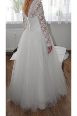 Suknia ślubna Jasny Ecru (roz. 36)