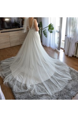 Suknia ślubna Sincerity 3945 boho vintage