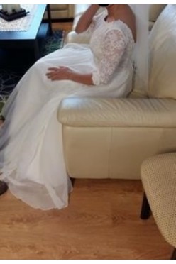 Suknia ślubna INZAP, kolor: ivory/tiul 2017/ używana