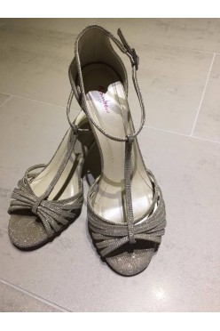 Buty slubne Estelle gold metallic Rainbow Club 39