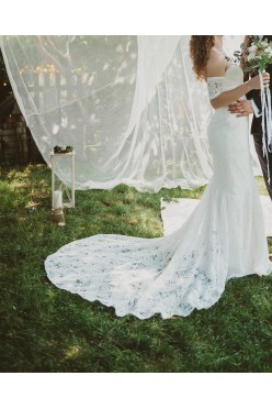 Suknia ślubna Lillian West 6425 ivory boho 2017