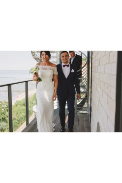 Suknia ślubna koronkowa góra