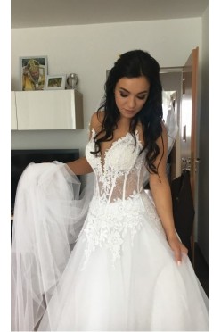 Suknia ślubna Agora 36-38 Svarowski