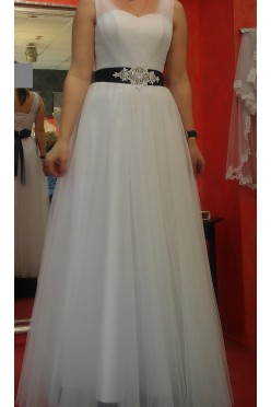 Piękna suknia ślubna 38/40+toczek+bolerko