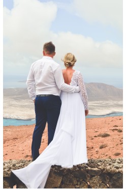 Koronkowa, rozporek, tren muślin