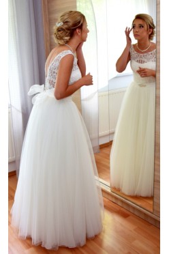 Suknia Ślubna Afrodyta-Davos Broszka do włosów GRATIS!