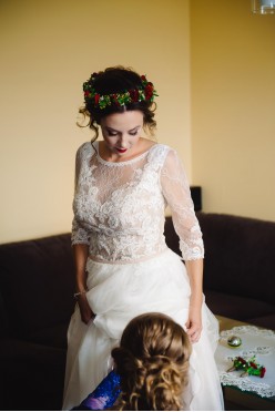 Sprzedam Rustykalną Suknię Ślubną