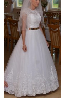 Sprzedam przepiękną suknie ślubną + welon i diadem GRATIS!!!