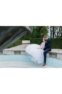 biała princessa, rozm 36 +welon+buty+bolerko+halka