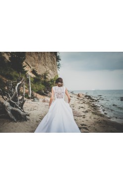 Piękna suknia ślubna firmy Margarett