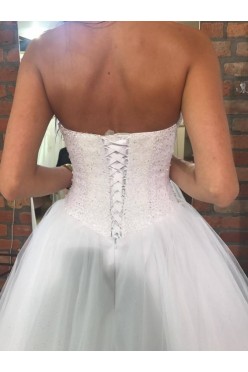 Suknia ślubna SVAROWSKI kryształy księżniczka princess