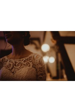 Romantyczna suknia ślubna