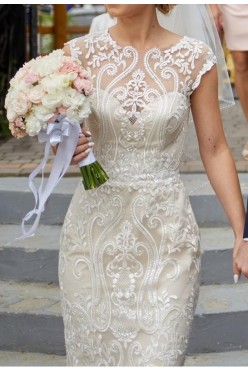 Suknia ślubna syrenka, dopasowana, kobieca...