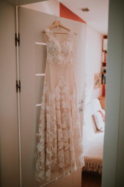 Suknia ślubna PARADISEA + welon projektu Justyny Kodym