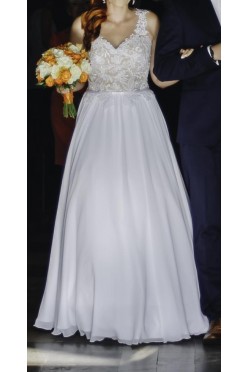 suknia ślubna biała rozm 38