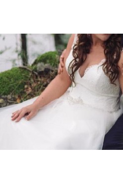 Suknia ślubna 40-42, kolor ivory + welon katedralny 2,5 m