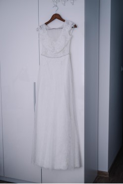 Koronkowa Suknia Ślubna Vintage