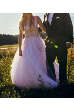 Romantyczna suknia ślubna