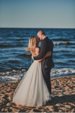 Rustykalna suknia ślubna 36/38 tiulowa welon+koszulka