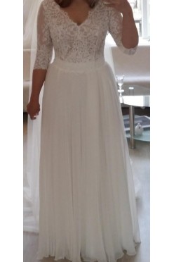 Suknia ślubna projektu Sylwii Kopczyńskiej