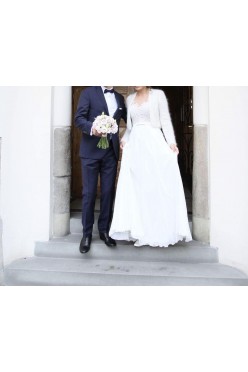 Suknia ślubna Milla Nova 38/40 178cm odkryte plecy