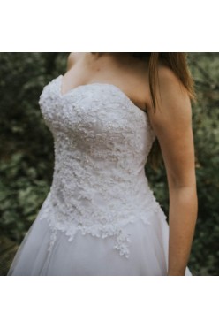 Suknia ślubna Sincerity Bridal 3771 + welon