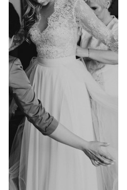 Przepiękna suknia ślubna od Sylwii Kopczyńskiej