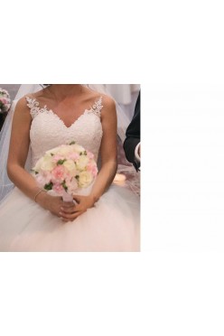 Suknia ślubna Vanilla Sposa r. 36- wzrost 160cm+9cm obcas