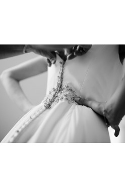 Suknia ślubna projektu Justin Alexander