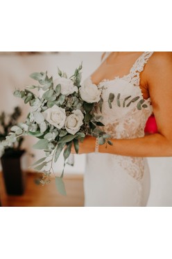 Suknia Ślubna Lillian West 6454 + Welon 2,2 m