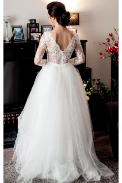 Suknia ślubna projektu Sylwii Kopczyńskiej